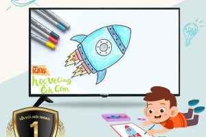 Bé vừa học vừa chơi qua Tivi thông minh Rindo